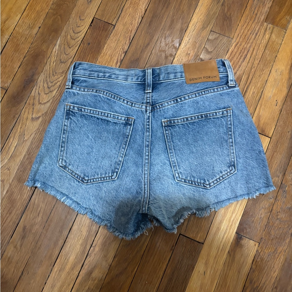 Denim Forum Blue Jean Shorts Casual Summer Style